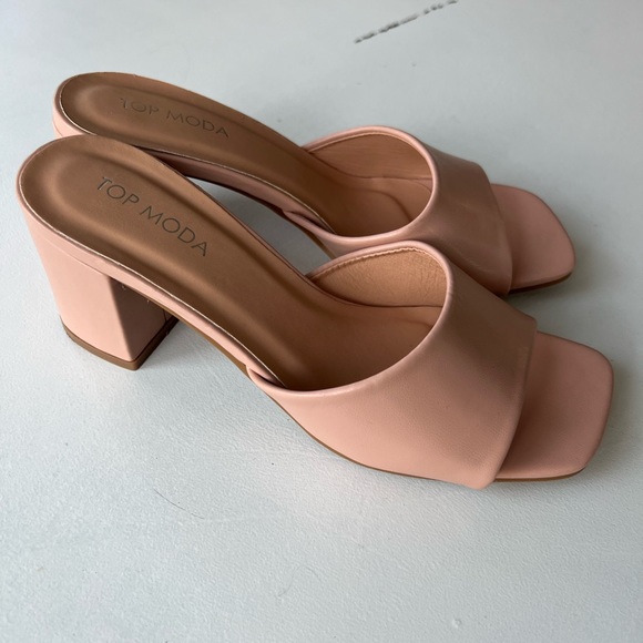 Top Moda slip on heel size 6 1/2 - Picture 7 of 11
